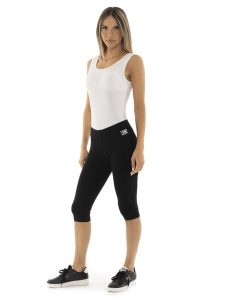 Legginsy miękki z bawełna na trening na siłownia. Czarne legginsy LEONE 1947 APPAREL, bez wzorów, z bawełny. Za 155,77 zł.