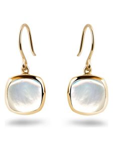 Les Petites Précieuses Pozłacane kolczyki z masą perłową rozmiar: onesize. Białe kolczyki Les Petites Précieuses, z perłą, pozłacane. Za 122,67 zł.