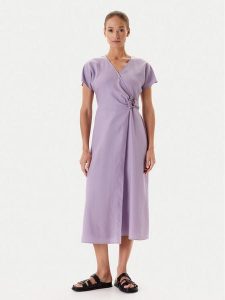 Tatuum Sukienka letnia Ziana T2506.194 Fioletowy Regular Fit. Fioletowe kombinezony Tatuum, na lato, bez wzorów, z lyocellu, bez kołnierzyka, bez ramiączek. Za 299,99 zł.