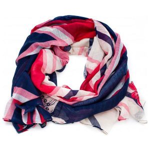 Pepe Jeans Chusta Damska Mei, Wielobarwna. Różowe apaszki i chusty marki Pepe Jeans, z jeansu. Za 179,00 zł.