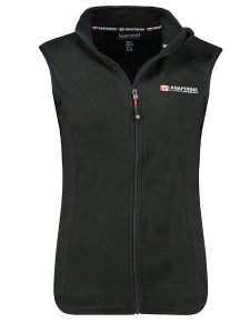 ANAPURNA Kamizelka polarowa "Vugana" w kolorze czarnym rozmiar: S. Czarne kamizelki ANAPURNA, s, bez wzorów, z polaru, bez kołnierzyka, bez ramiączek, bez kaptura. Za 61,02 zł.