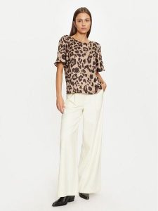 Vero Moda Bluzka Merle 10316600 Brązowy Regular Fit. Brązowe bluzki Vero Moda, xs, bez wzorów, z syntetyku, bez kołnierzyka, bez ramiączek. Za 69,99 zł.