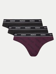 Hugo Komplet 3 par stringów 50495870 Kolorowy. Komplety bielizny Hugo, bez wzorów, z bawełny. Za 179,99 zł.