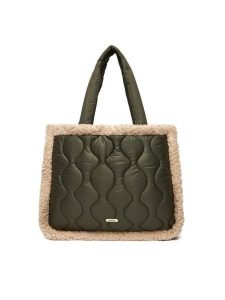 Barbour Torebka Marnie Quilt Tote Bag LBA0482OL71 Khaki. Brązowe torebki klasyczne Barbour, bez wzorów, z materiału, bez dodatków. Za 549,99 zł.
