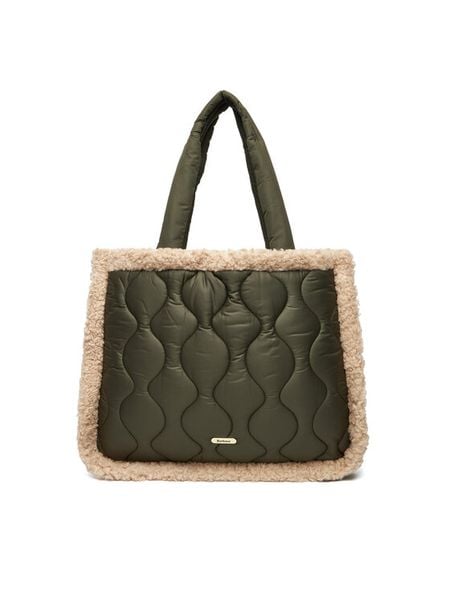 Barbour Torebka Marnie Quilt Tote Bag LBA0482OL71 Khaki. Brązowe torebki klasyczne Barbour, bez wzorów, z materiału, bez dodatków. Za 549,99 zł.