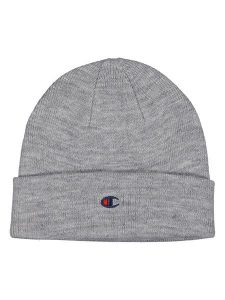 Champion Czapka beanie w kolorze szarym rozmiar: onesize. Szare czapki Champion, bez wzorów, ze splotem. Za 57,06 zł.