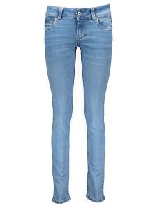 Pepe Jeans Dżinsy - Slim fit - w kolorze niebieskim rozmiar: W25/L30. Niebieskie jeansy Pepe Jeans, z aplikacjami, z jeansu. Za 140,53 zł.