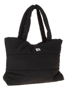 MOSS COPENHAGEN Shopper bag w kolorze czarnym - 51 x 37 x 20 cm rozmiar: onesize. Czarne shopper bag Moss Copenhagen, bez wzorów, z materiału, na ramię, bez dodatków. Za 135,81 zł.