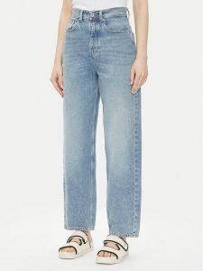 Pepe Jeans Jeansy PL204739 Niebieski Loose Fit. Niebieskie jeansy Pepe Jeans, bez wzorów, z bawełny. Za 309,99 zł.