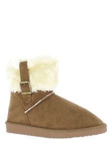 ISLAND BOOT Botki zimowe "Valley" w kolorze jasnobrązowym rozmiar: 40. Brązowe botki Island Boot, na zimę, bez wzorów, z materiału, bez obcasa, bez zapięcia. Za 110,04 zł.