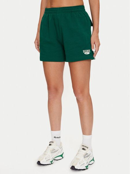 Reebok Szorty sportowe Cl Ae Sm Logo Short 100076254 Zielony Regular Fit. Zielone spodenki sportowe Reebok, xl, bez wzorów, z bawełny. Za 139,99 zł.