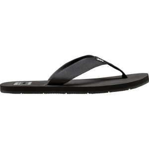 Klapki damskie Helly Hansen Logo 2. Czarne klapki Helly Hansen, bez wzorów, z materiału, bez obcasa. Za 263,00 zł.