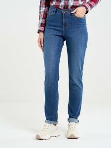 BIG STAR Dżinsy - Slim fit - w kolorze niebieskim rozmiar: W28/L32. Niebieskie jeansy Big Star, z aplikacjami, z podwyższonym stanem. Za 198,95 zł.