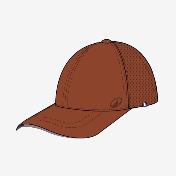 Czapka z daszkiem tenisowa Kuikma TC 900 rozmiar 58. Brązowe czapki KUIKMA, bez wzorów, z materiału, sportowe. Za 39,99 zł.