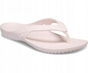 Japonki Dla Dorosłych Crocs Kadee II Flip. Czerwone klapki Crocs, bez wzorów, z materiału, bez obcasa. Za 99,99 zł.