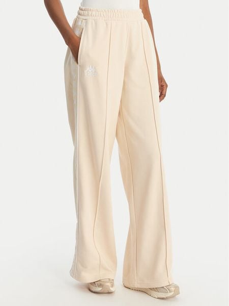 Kappa Spodnie dresowe Banda Malorie 37256WW Écru Regular Fit. Spodnie dresowe Kappa, xxl, bez wzorów, z bawełny. Za 249,99 zł.