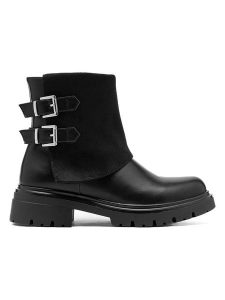 C'M Botki w kolorze czarnym rozmiar: 40. Czarne botki C'M, bez wzorów, bez obcasa, bez zapięcia. Za 152,99 zł.