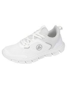 Jako Sneakersy "Mentary" w kolorze białym rozmiar: 44. Białe trampki JAKO, bez wzorów, z materiału, bez zapięcia. Za 116,86 zł.