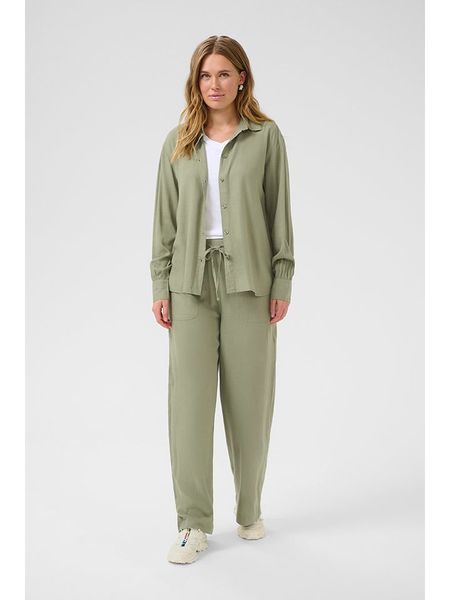 Kaffe Koszula w kolorze khaki rozmiar: 40. Brązowe koszule Kaffe, bez wzorów, bez kołnierzyka, bez ramiączek. Za 95,92 zł.