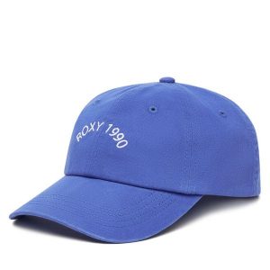Czapka z daszkiem Roxy. Niebieskie czapki Roxy, bez wzorów. Za 79,99 zł.