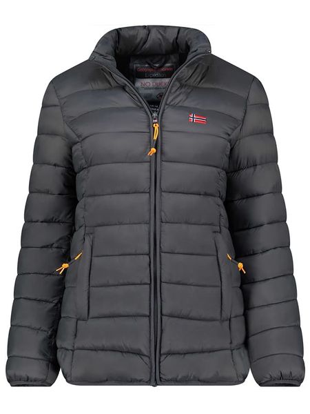 Geographical Norway Kurtka pikowana "Atikolor" w kolorze antracytowym rozmiar: L. Czarne kurtki Geographical Norway, l, bez wzorów, bez kaptura. Za 201,08 zł.