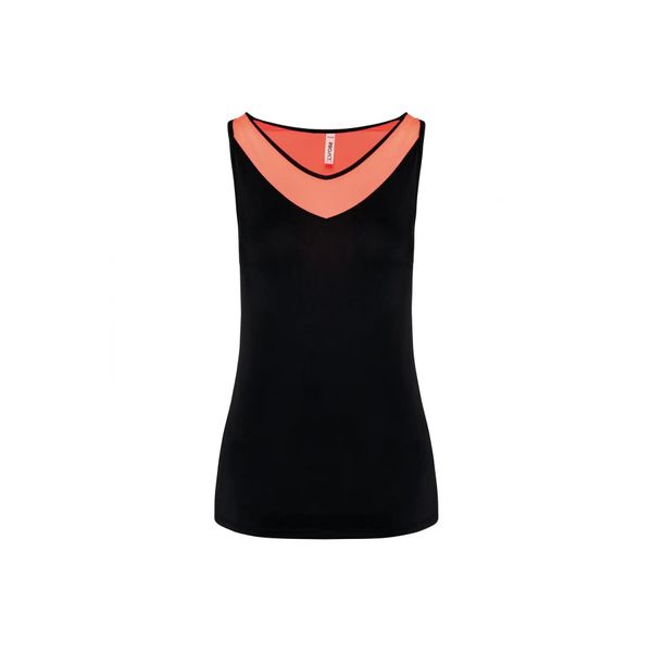 Damski dwukolorowy tank top Proact. Brązowe topy PROACTION, xl, bez wzorów, z dzianiny, bez kołnierzyka, bez ramiączek. Za 134,50 zł.