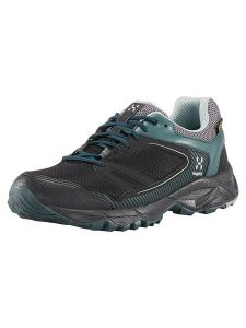 Haglöfs Buty turystyczne "Trail Q Fuse GT" w kolorze czarno-morskim rozmiar: 42. Czarne buty trekkingowe Haglöfs, z gore-texu, bez zapięcia. Za 314,78 zł.