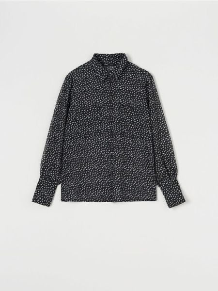 Koszula z kieszeniami - wielobarwny. Koszule Sinsay, l, bez wzorów, bez kołnierzyka, bez ramiączek. W wyprzedaży za 19,99 zł.