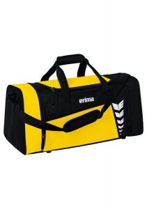 Torba sportowa Erima Six Wings. Czarne torby podróżne i sportowe Erima, bez wzorów, z poliesteru, na ramię. Za 153,00 zł.