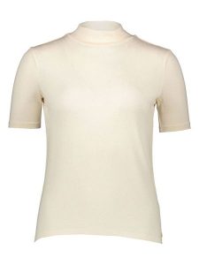Scotch & Soda Koszulka w kolorze kremowym rozmiar: XL. Brązowe bluzki Scotch & Soda, xl, bez wzorów, z lyocellu, bez kołnierzyka, bez ramiączek. Za 87,81 zł.