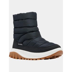 Buty Śniegowe Damskie Columbia Snowkat Mid. Czarne buty trekkingowe Columbia, bez zapięcia. Za 329,99 zł.