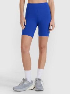 4F Szorty funkcyjne w kolorze niebieskim rozmiar: M. Niebieskie spodenki sportowe 4f, m, bez wzorów, z materiału, na fitness i siłownię. Za 92,21 zł.