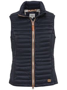Camel Active Kamizelka pikowana w kolorze granatowym rozmiar: 34. Niebieskie kamizelki Camel Active, bez wzorów, bez kołnierzyka, bez ramiączek, bez kaptura. Za 158,10 zł.