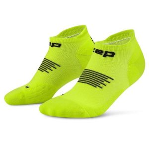 Damskie skarpety kompresyjne do biegania stopki sportowe Core Run. Zielone skarpetki CEP, bez wzorów, z elastanu. Za 74,00 zł.