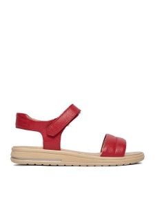 Lasocki Sandały CEO-WI23-MALTA-02 Czerwony. Czerwone sandały Lasocki, bez wzorów, ze skóry, bez obcasa, na płaskiej podeszwie, bez zapięcia. Za 159,99 zł.