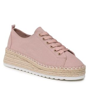 Espadryle Jenny Fairy. Czerwone espadryle Jenny Fairy, bez wzorów, bez obcasa. Za 119,99 zł.