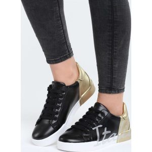Czarno-Złote Buty Sportowe Girls Go Bad. Buty sportowe marki Born2be. Za 69,99 zł.