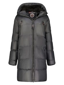 Geographical Norway Parka "Adrianna" w kolorze czarnym rozmiar: L. Czarne płaszcze Geographical Norway, l, bez wzorów, bez kaptura. Za 232,78 zł.
