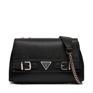 Torebka Guess. Czarne torebki klasyczne Guess, z aplikacjami, bez dodatków. Za 519,99 zł.