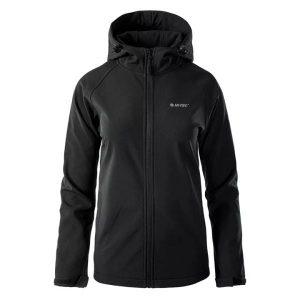 Kurtka damska Softshell Hi-Tec Lady Neti - czarna, Rozmiar XXL. Czarne kurtki Hi-tec, l, bez wzorów, z dzianiny. Za 149,99 zł.
