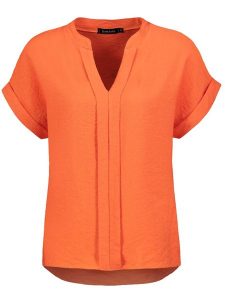 Sublevel Bluzka w kolorze pomarańczowym rozmiar: XL. Pomarańczowe bluzki Sublevel, xl, bez wzorów, bez kołnierzyka, bez ramiączek. Za 70,24 zł.