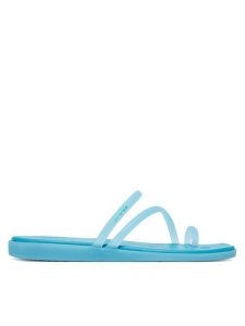 Crocs Japonki Miami Frosted Toe Loop 211253 Niebieski. Niebieskie klapki Crocs, bez wzorów, z tworzywa sztucznego, bez obcasa. Za 149,99 zł.