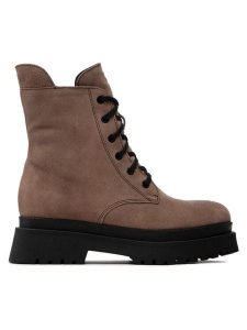 Simple Trapery SL-39-02-000068 Brązowy. Brązowe buty zimowe Simple, ze skóry, bez obcasa, bez zapięcia. Za 569,00 zł.