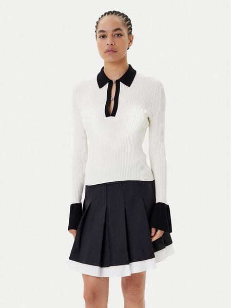 HUGO Sweter Sharro 50542608 Beżowy Slim Fit. Brązowe swetry klasyczne Hugo, xl, z wiskozy, bez kołnierzyka. Za 389,99 zł.