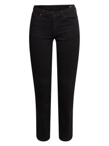 ESPRIT Dżinsy - Slim fit - w kolorze czarnym rozmiar: W31/L32. Czarne jeansy ESPRIT, z aplikacjami, ze skóry. Za 83,42 zł.