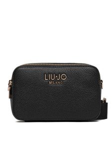 Liu Jo Torebka AF6100 ES039 Czarny. Czarne listonoszki Liu Jo, bez wzorów, ze skóry, bez dodatków. Za 429,99 zł.