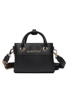 Valentino Torebka Alexia VBS5A805 Czarny. Czarne torebki klasyczne Valentino, bez wzorów, ze skóry, bez dodatków. Za 399,99 zł.