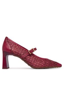 Hispanitas Czółenka RHV264609 C006 Bordowy. Czerwone czółenka Hispanitas, bez wzorów, z materiału, bez obcasa, bez zapięcia. Za 609,99 zł.