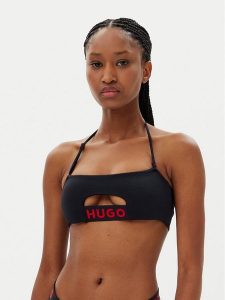 HUGO Góra od bikini Dotti 50540224 Czarny. Czarne bikini Hugo, bez wzorów, z syntetyku. Za 139,99 zł.