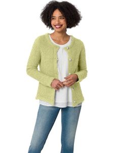 Heine Kardigan w kolorze zielonym rozmiar: 44. Zielone kardigany Heine. Za 78,99 zł.